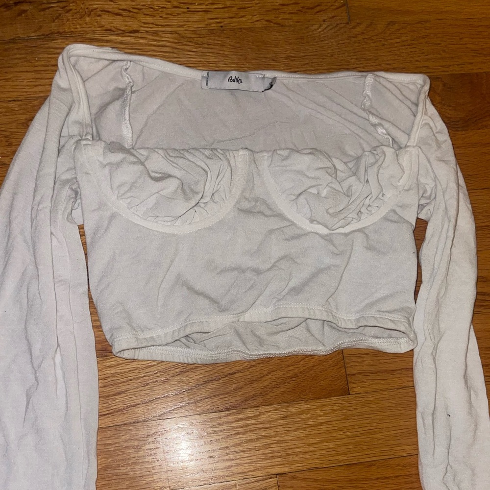 Long sleeve crop top adika